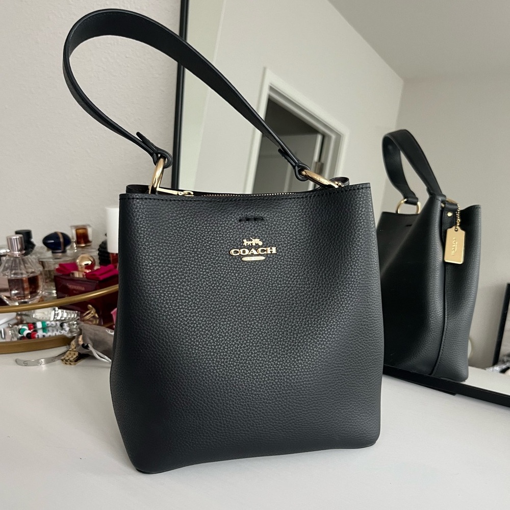 Coach small town bucket bag black crossbody